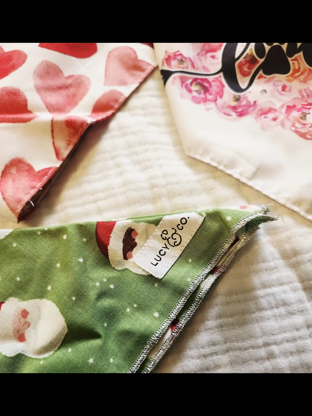 Set of 10 Large & XL Holiday Dog Bandanas – EcoPaws, Lucy & Co. & More